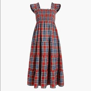 Hill House Home Ellie Nap Dress Red Tartan L fits size 16-18